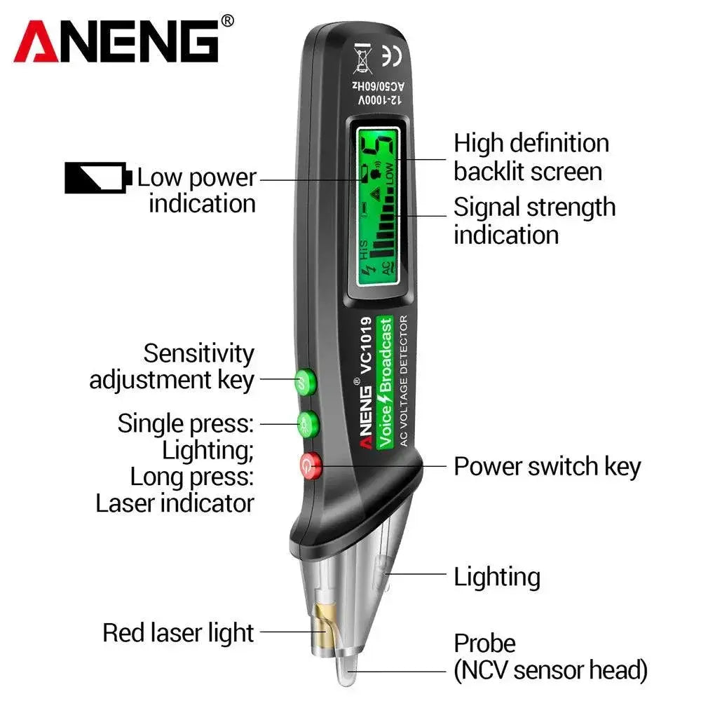 Aneng VC1019 Voltage Tester Pen Smart Voltage Detection