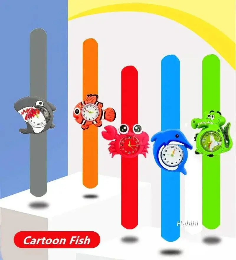 Animal Shape Kids Slap Watch Educational For Boys And Girls