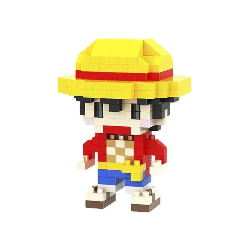 Anime Building Blocks Luffy Kakashi Chopper 3D DIY Set