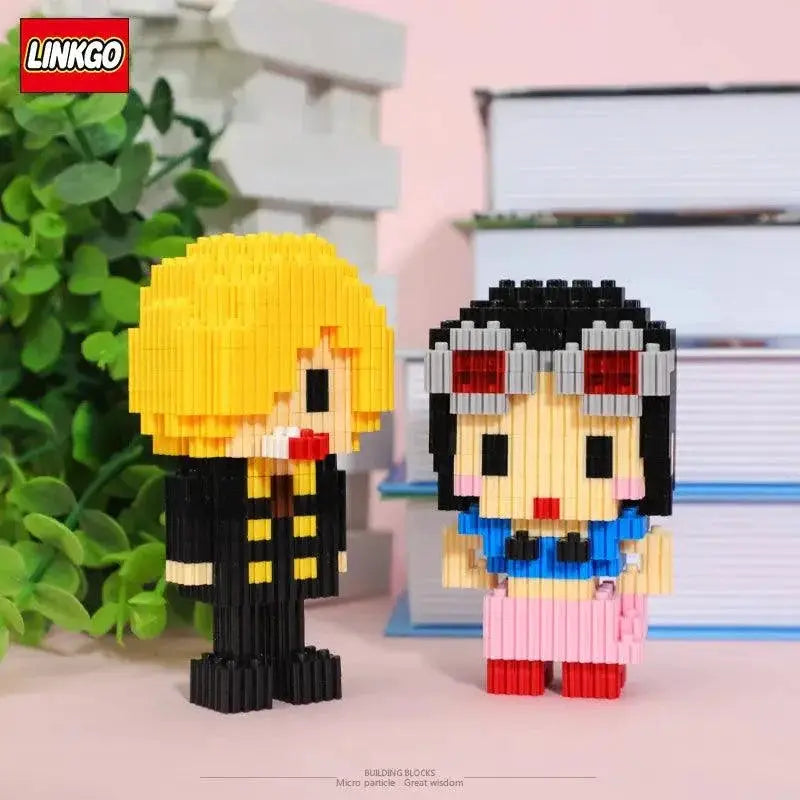 Anime Building Blocks Luffy Kakashi Chopper 3D DIY Set