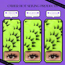Anime-Inspired Reusable Wispy Cross False Lashes Kit