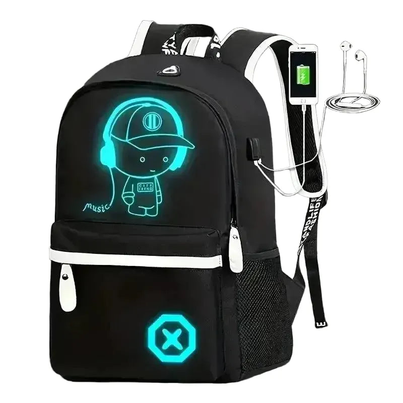 Waterproof USB Kids Backpack for School — Backpack