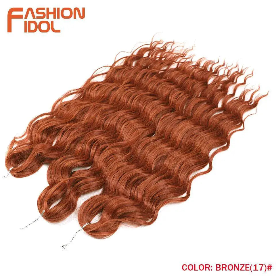 Anna Hair Ombre Blonde Braiding Extensions for Volume