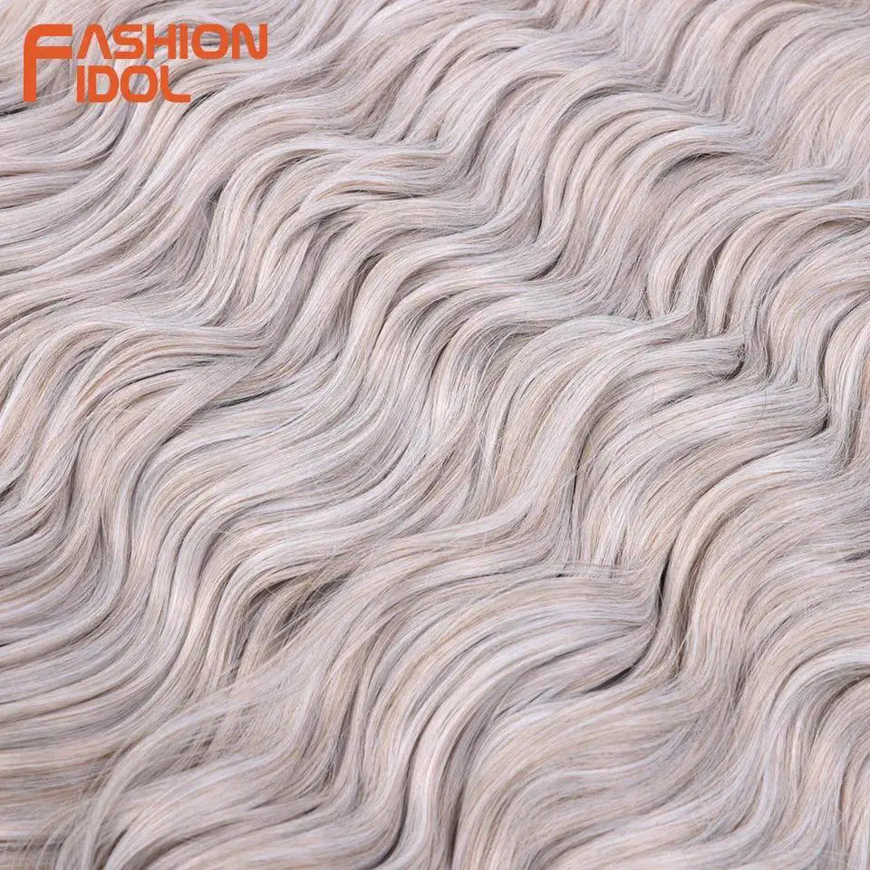 Anna Hair Ombre Blonde Braiding Extensions for Volume