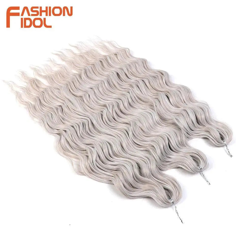 Anna Hair Ombre Blonde Braiding Extensions for Volume
