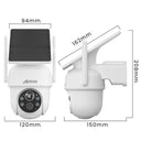 ANRAN 2K 3/5MP Solar Camera - Wireless Solar Home Security With AI PIR Detection