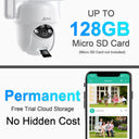 ANRAN 2K 3/5MP Solar Camera - Wireless Solar Home Security With AI PIR Detection