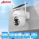 ANRAN 2K 3/5MP Solar Camera - Wireless Solar Home Security With AI PIR Detection