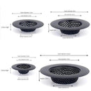Anti Clog Sink Strainer with Handle - Stainless Steel Filter