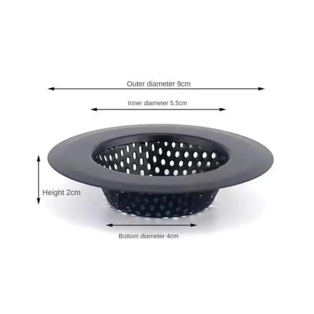 Anti Clog Sink Strainer With Handle Stainless Steel Filter
