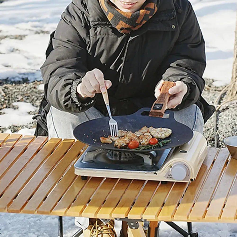 Anti-Scald Grill Pan Handle for Outdoor