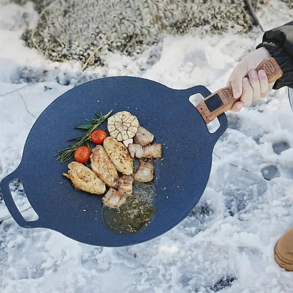 Anti-Scald Grill Pan Handle for Outdoor