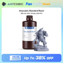 ANYCUBIC Grey UV Curing Resin Premium 3D Printing Solution