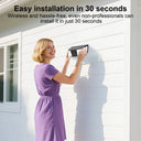 Deters Intruders With 2K Floodlight Cam