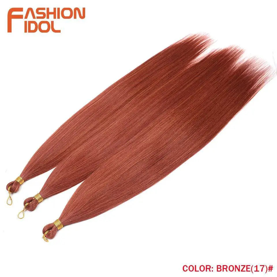 Ariel Ombre Brown Synthetic Hair Extension 28 Inch Pony