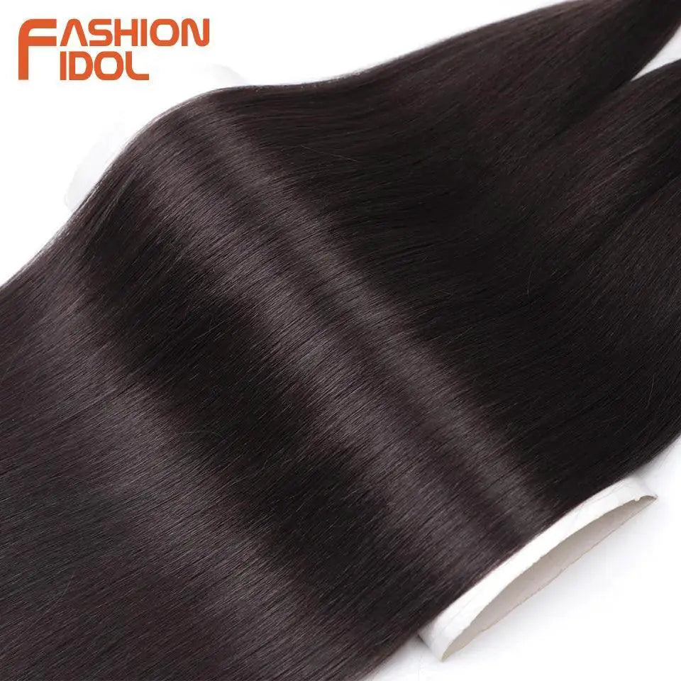 Ariel Ombre Brown Synthetic Hair Extension 28 Inch Pony