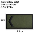 Army Rank 3D Embroidery Sewing Patch High-Quality Tactical Gear