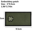 Army Rank 3D Embroidery Sewing Patch High-Quality Tactical Gear