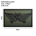 Army Rank 3D Embroidery Sewing Patch High-Quality Tactical Gear