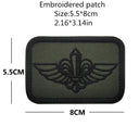 Army Rank 3D Embroidery Sewing Patch High-Quality Tactical Gear