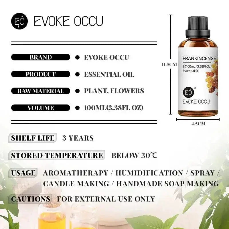 Aromatherapy Essential Oil Set Vanilla Eucalyptus Jasmine