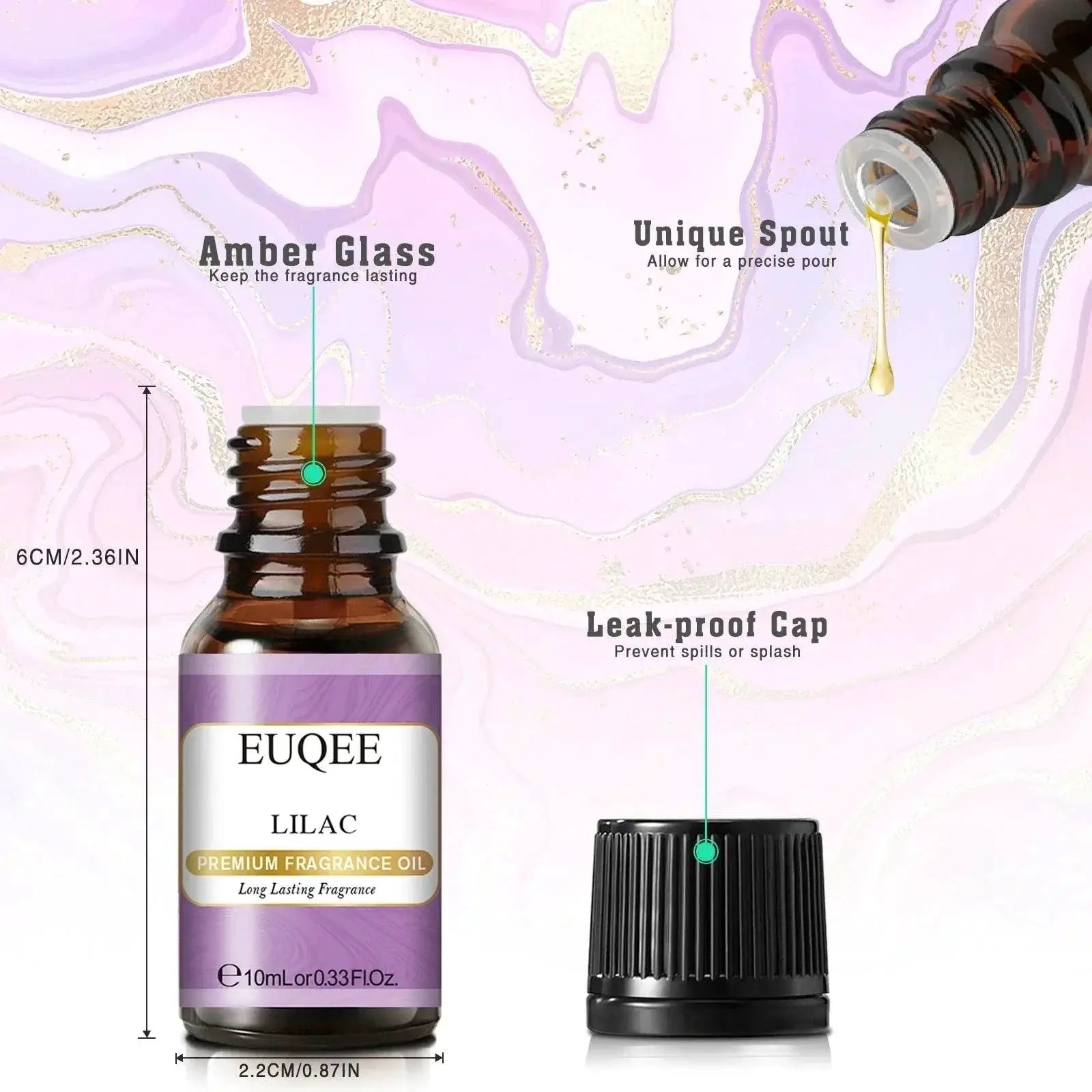 Aromatic Bliss 10ml Essential Oil Diffuser Set Fragrances