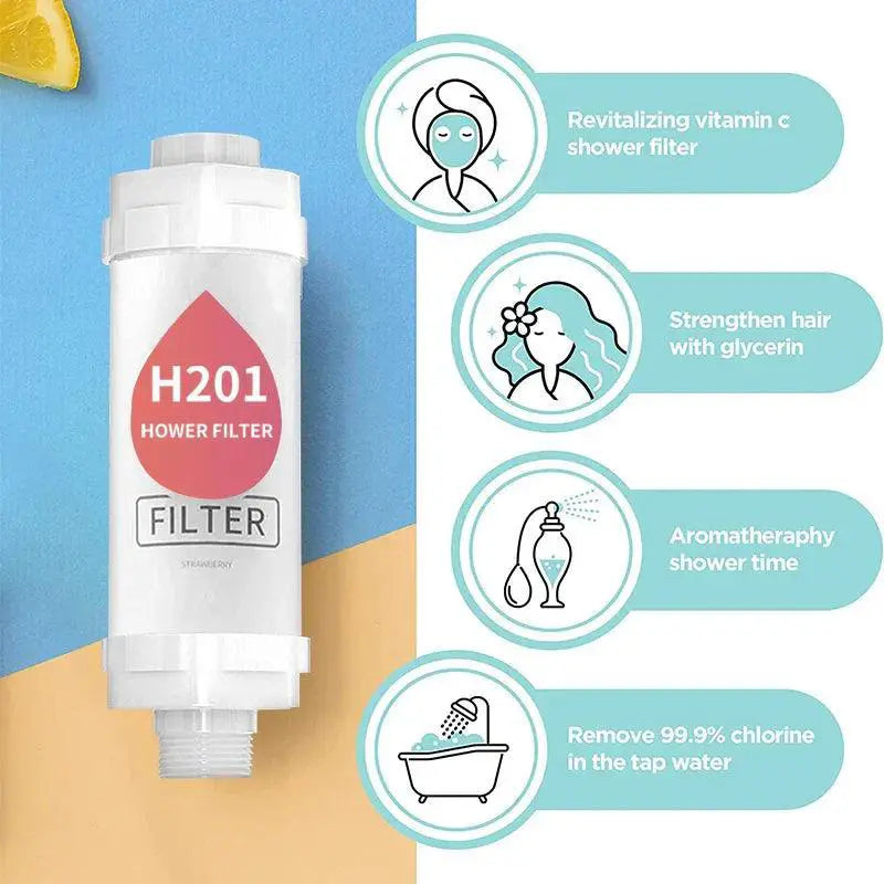 Aromatic Vitamin C Shower Filter For Spa Experience Bliss