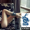 Arrow Design Temporary Tattoos for Men