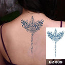 Arrow Design Temporary Tattoos for Men