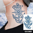 Arrow Design Temporary Tattoos for Men