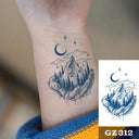 Arrow Design Temporary Tattoos for Men
