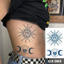 Arrow Design Temporary Tattoos for Men
