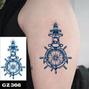 Arrow Design Temporary Tattoos for Men