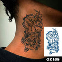 Arrow Design Temporary Tattoos for Men