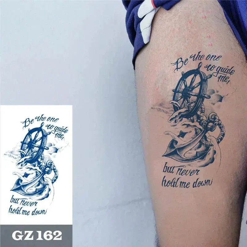 Arrow Design Waterproof Temporary Tattoo Sticker Set For Men