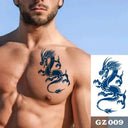 Arrow Design Temporary Tattoos for Men