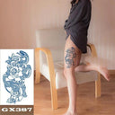 Arrow Design Temporary Tattoos for Men