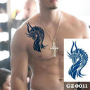 Arrow Design Temporary Tattoos for Men