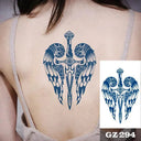 Arrow Design Temporary Tattoos for Men