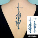 Arrow Design Temporary Tattoos for Men