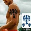 Arrow Design Temporary Tattoos for Men