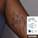 Arrow Design Temporary Tattoos for Men