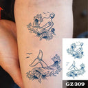 Arrow Design Temporary Tattoos for Men
