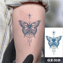Arrow Design Temporary Tattoos for Men