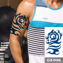 Arrow Design Temporary Tattoos for Men