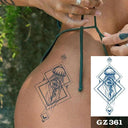 Arrow Design Temporary Tattoos for Men