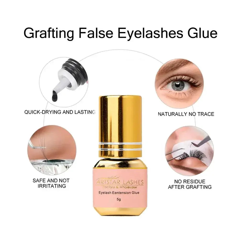 Artstar Eyelash Glue Swift Drying Long Lasting Hold