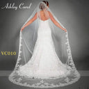 Secure Cathedral Lace Veil for Brides
