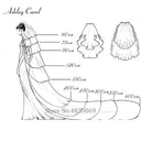 Secure Cathedral Lace Veil for Brides