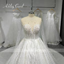 Beaded Sparkle Wedding Dress For Brides
